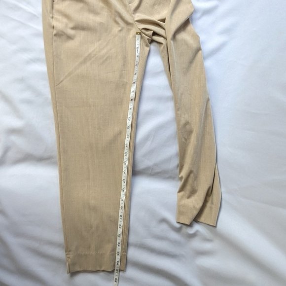 Ankle pants tan pull-on size 10 EUC Banana Republic Hayden - Picture 7 of 10